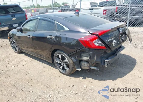 2018 Honda Civic Touring from USA, damaged, VIN JHMFC1F96JX026574